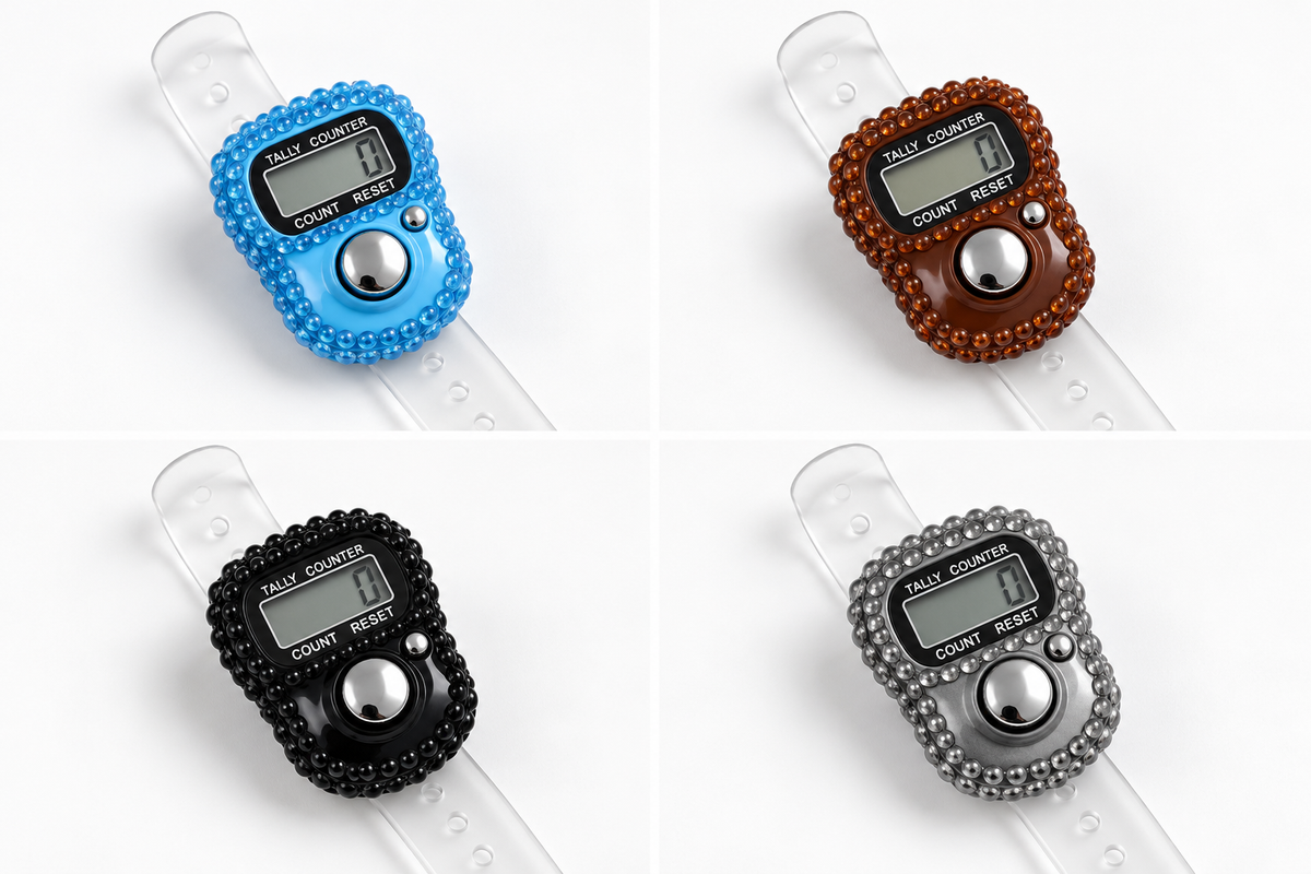 Rhinestone Digital Tasbih Counter-Pack of 1