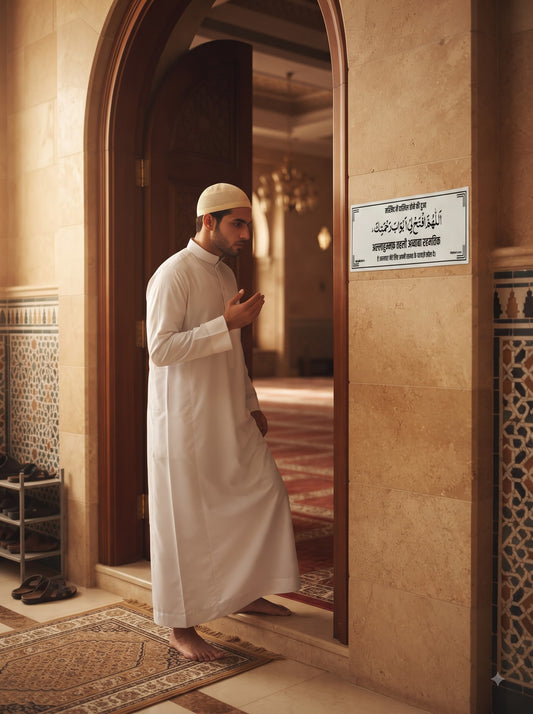 Dua while entering masjid