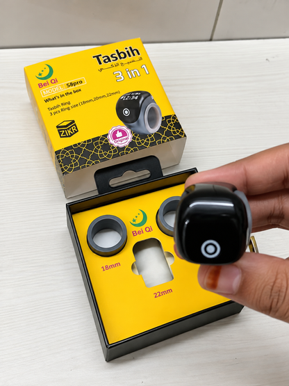 Bei Qi S8pro Smart Tasbih Ring | ZiqrKart