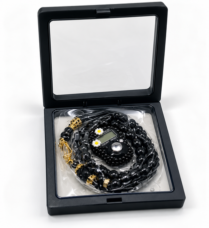 Luxury Pearl Tasbeeh Set with Digital Counter – Pack of 1
