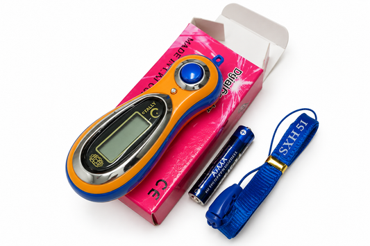 Digital Tasbeeh Counter SXH-51 – Handheld Electronic Zikr Counter with LCD Display, Battery & Strap