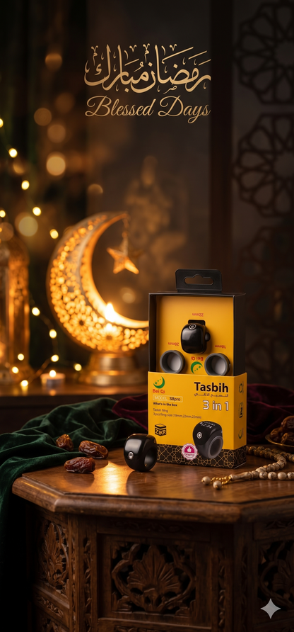 Bei Qi S8pro Smart Tasbih Ring | ZiqrKart