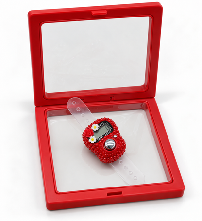 Luxury Pearl Tasbeeh Set with Digital Counter – Pack of 1