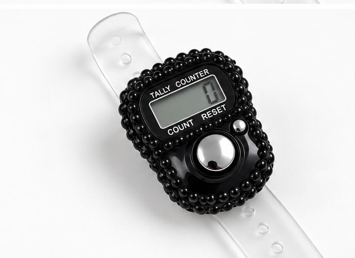 Rhinestone Digital Tasbih Counter-Pack of 1