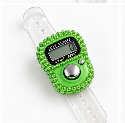 Rhinestone Digital Tasbih Counter-Pack of 1