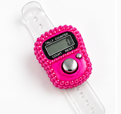 Rhinestone Digital Tasbih Counter-Pack of 1