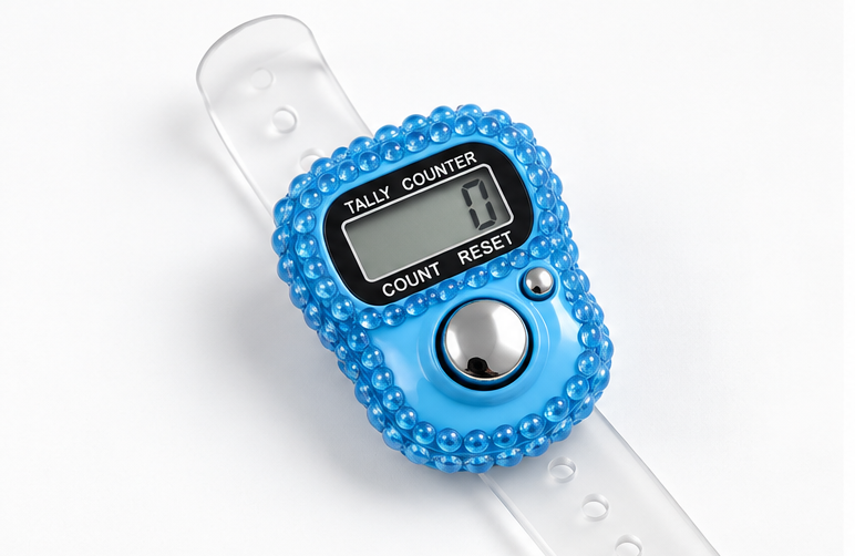 Rhinestone Digital Tasbih Counter-Pack of 1